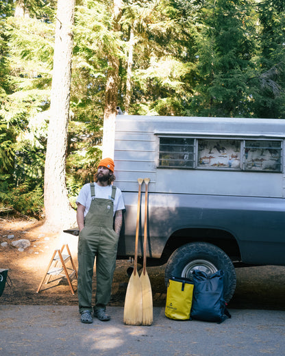 Vantage Cotton Canvas Dungaree - Khaki - Lifestyle
