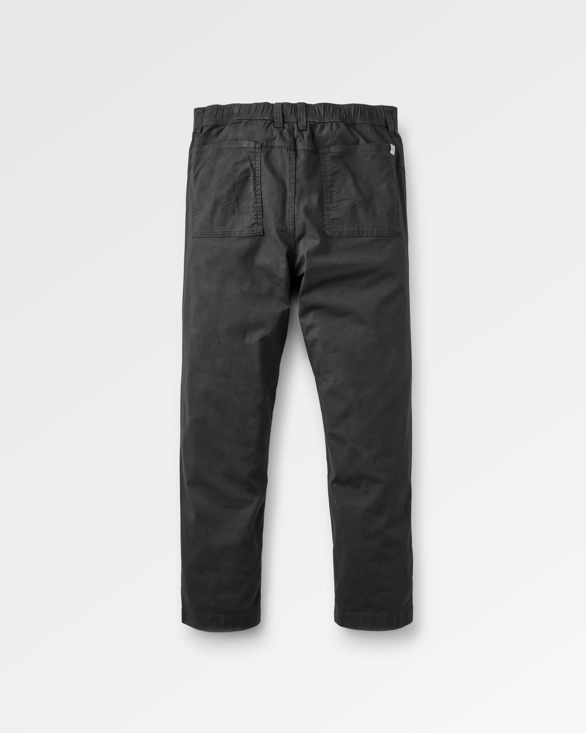 Kimmer Ripstop Cotton Trouser - Black - Flatlay