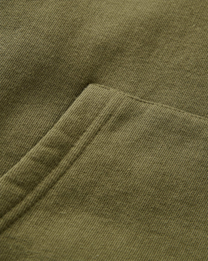 Lost On Purpose Relaxed Fit Hoodie - Khaki - Flatlay