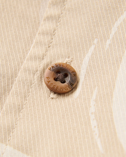 Cove Short Sleeve Shirt - Roam Further Birch - Flatlay