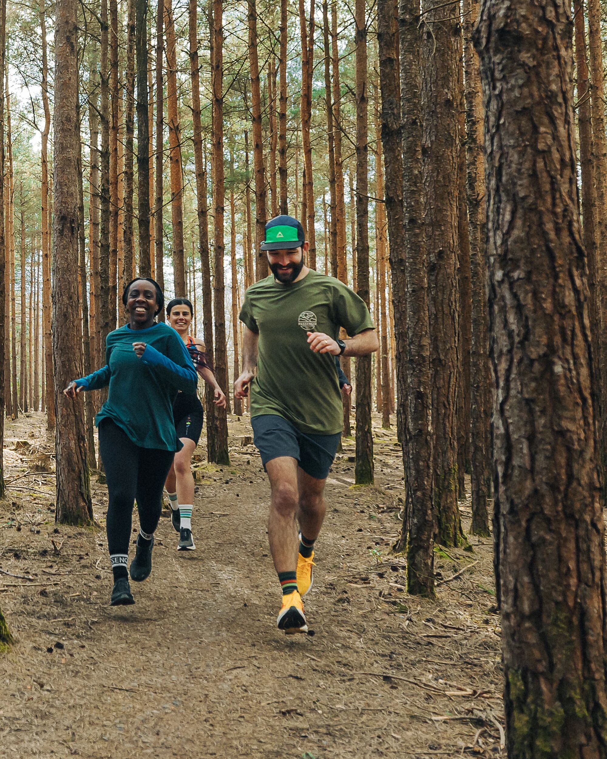 Sedona Recycled Active T-Shirt - Khaki - Lifestyle