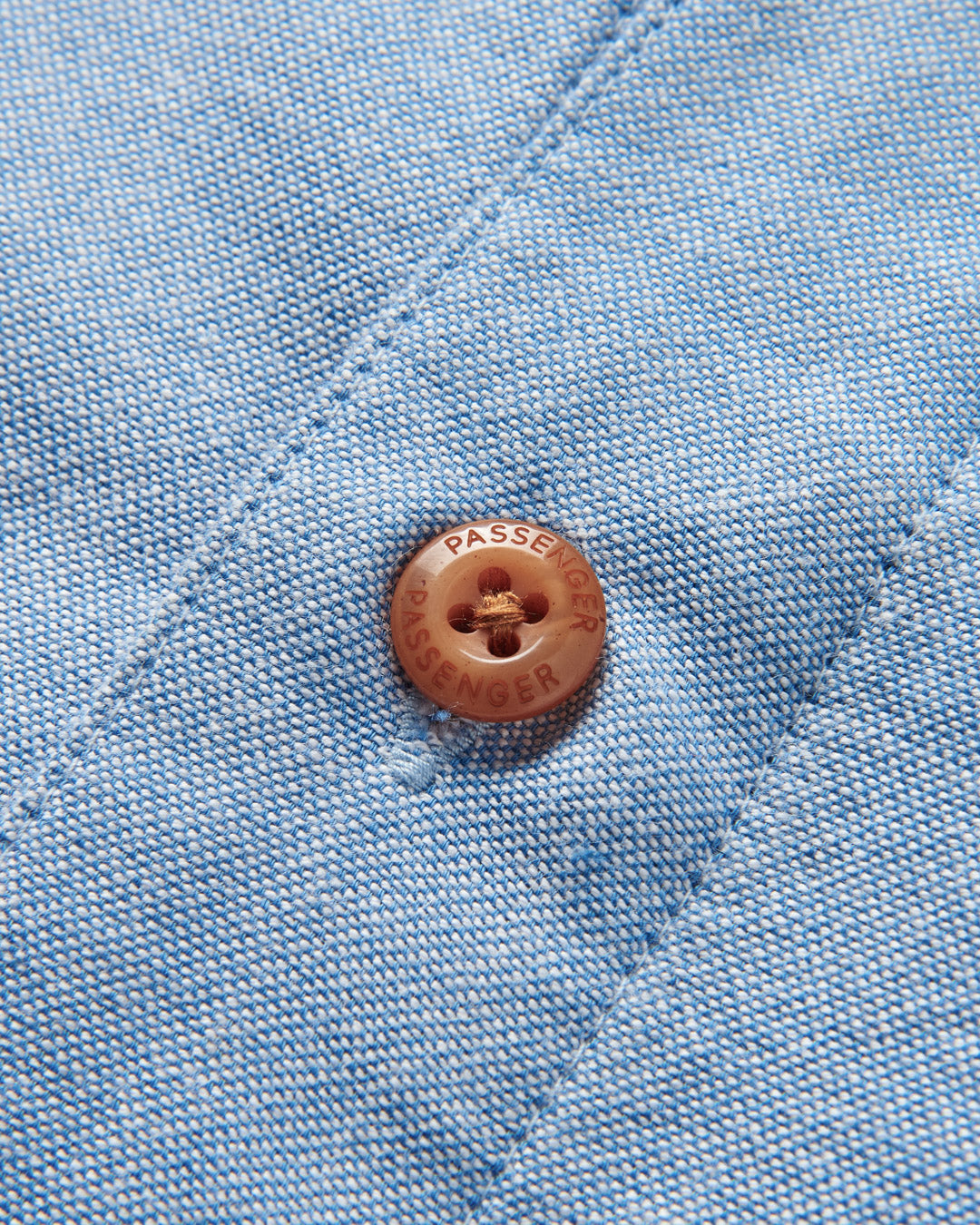 Arica Organic Shirt - Chambray - Flatlay