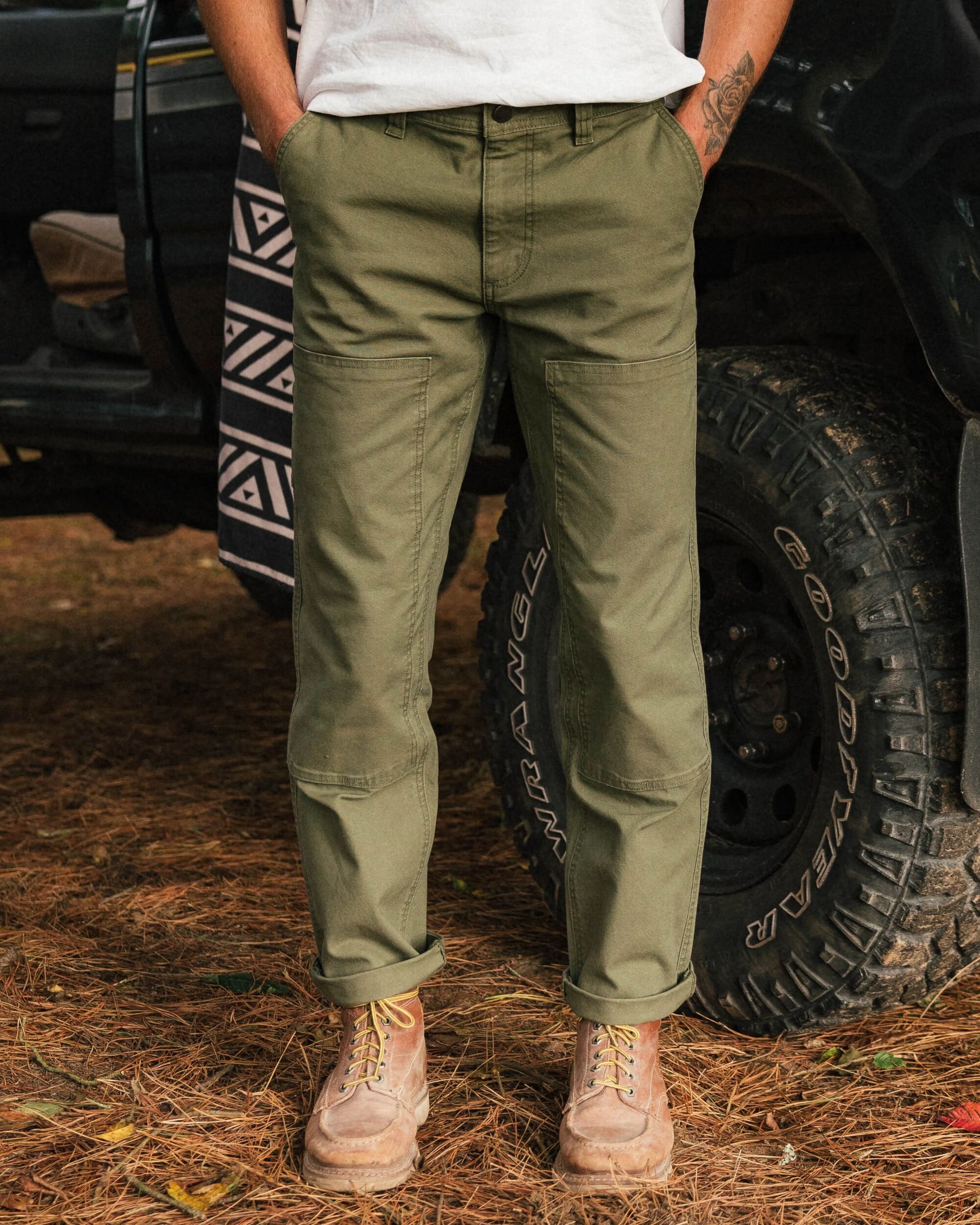 Vantage 2.0 Organic Cotton Trouser - Khaki