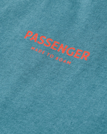 Passenger T-Shirt - Blue Steel - Flatlay