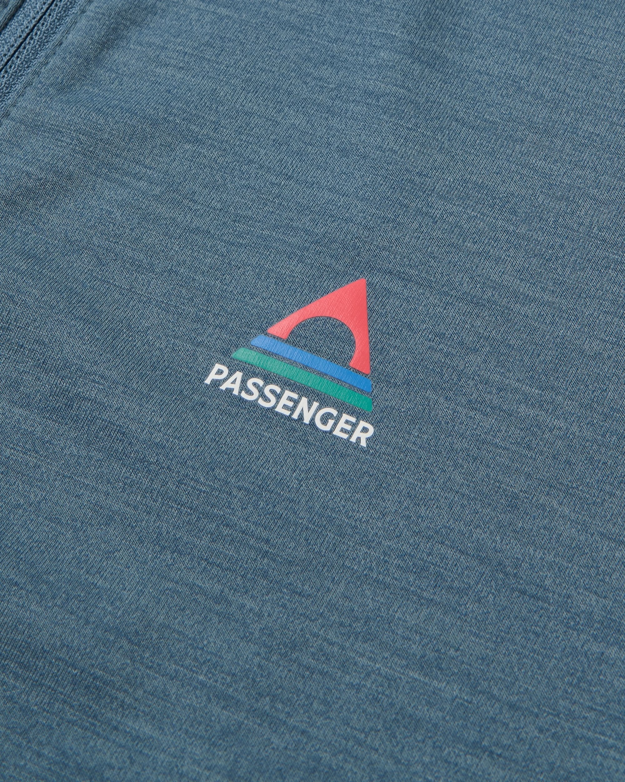 Snowscape Women's Merino Base Layer Top - Storm Grey - Flatlay