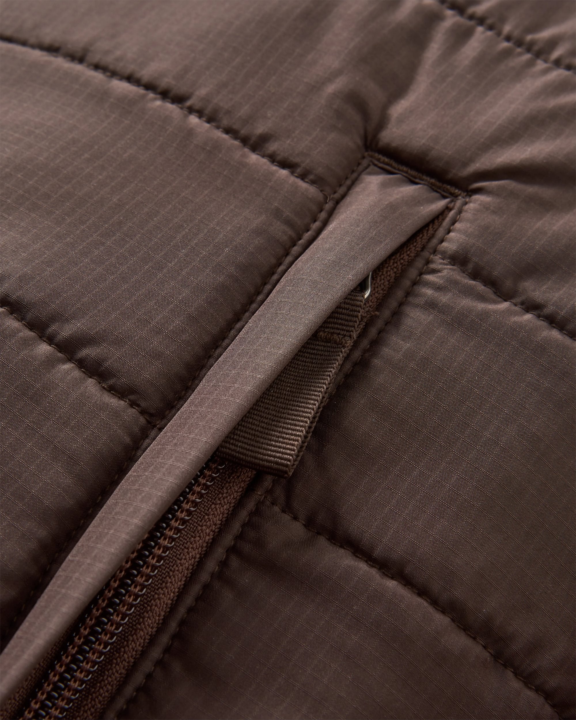 Born Explorer Recycled Polar-Lined Sherpa Fleece - Caramel/Espresso - Flatlay