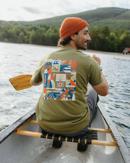 Lost On Purpose T-Shirt - Khaki - Lifestyle
