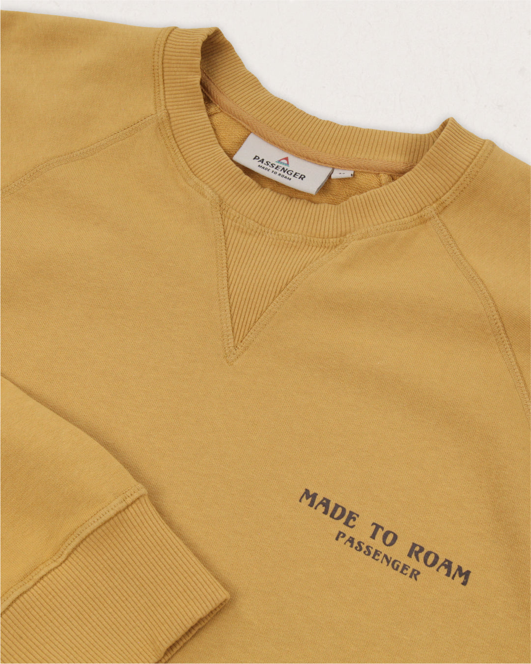 Sundown Recycled Cotton Sweatshirt - Mustard Gold