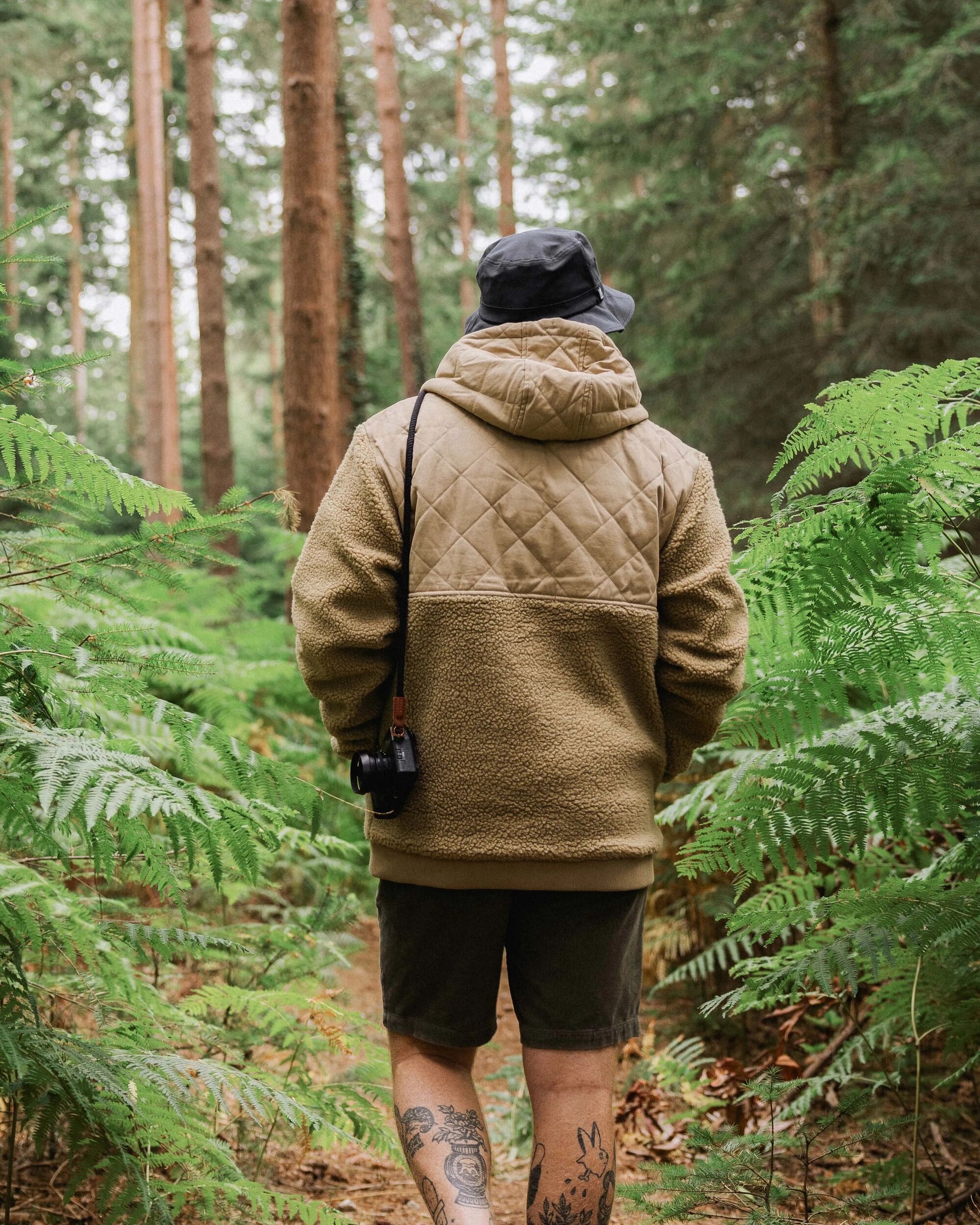 Adventure Recycled Deep-Pile Sherpa Fleece - Biscuit - Lifestyle