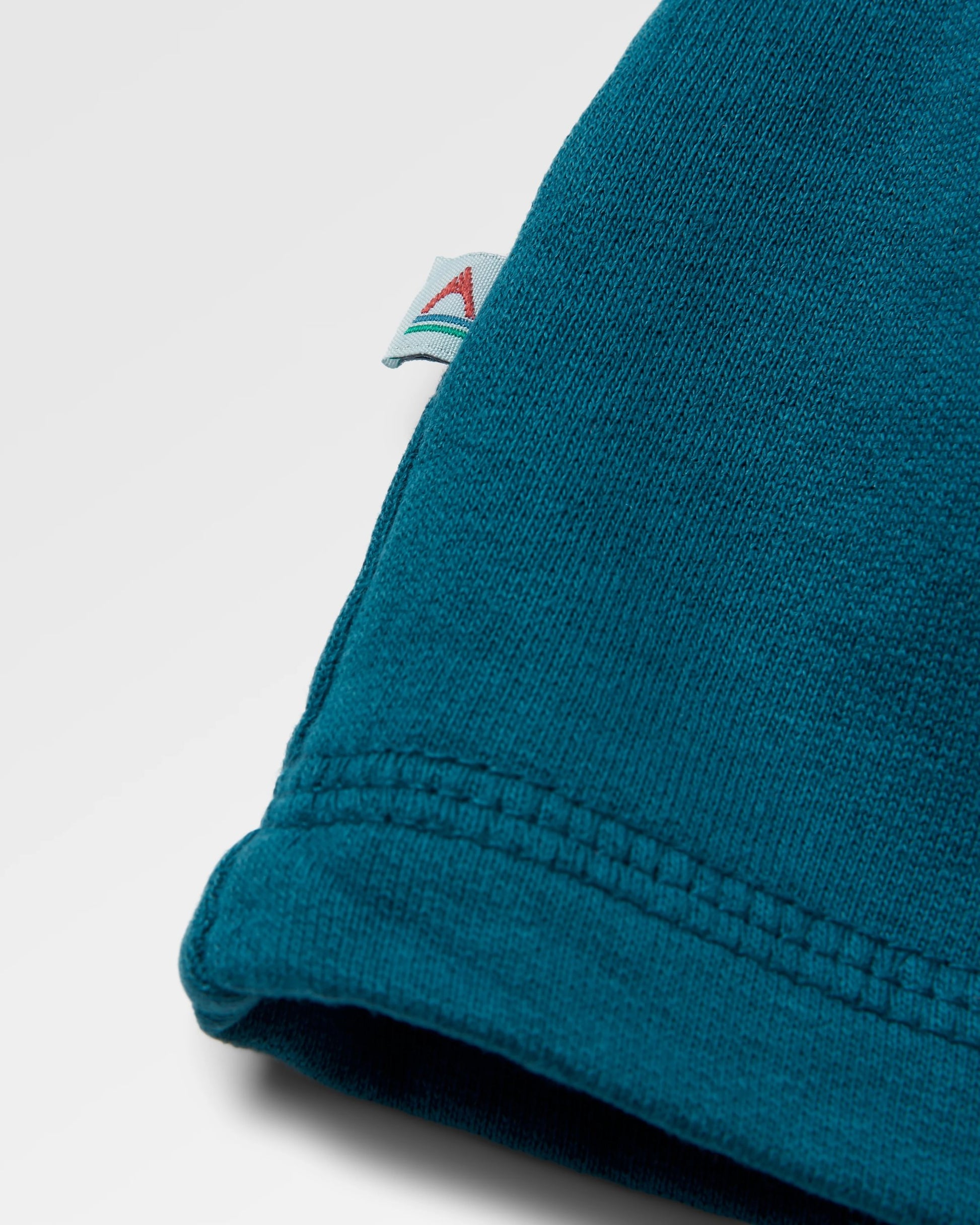 Waves & Trees Recycled Cotton Sweatshirt - Tidal Blue