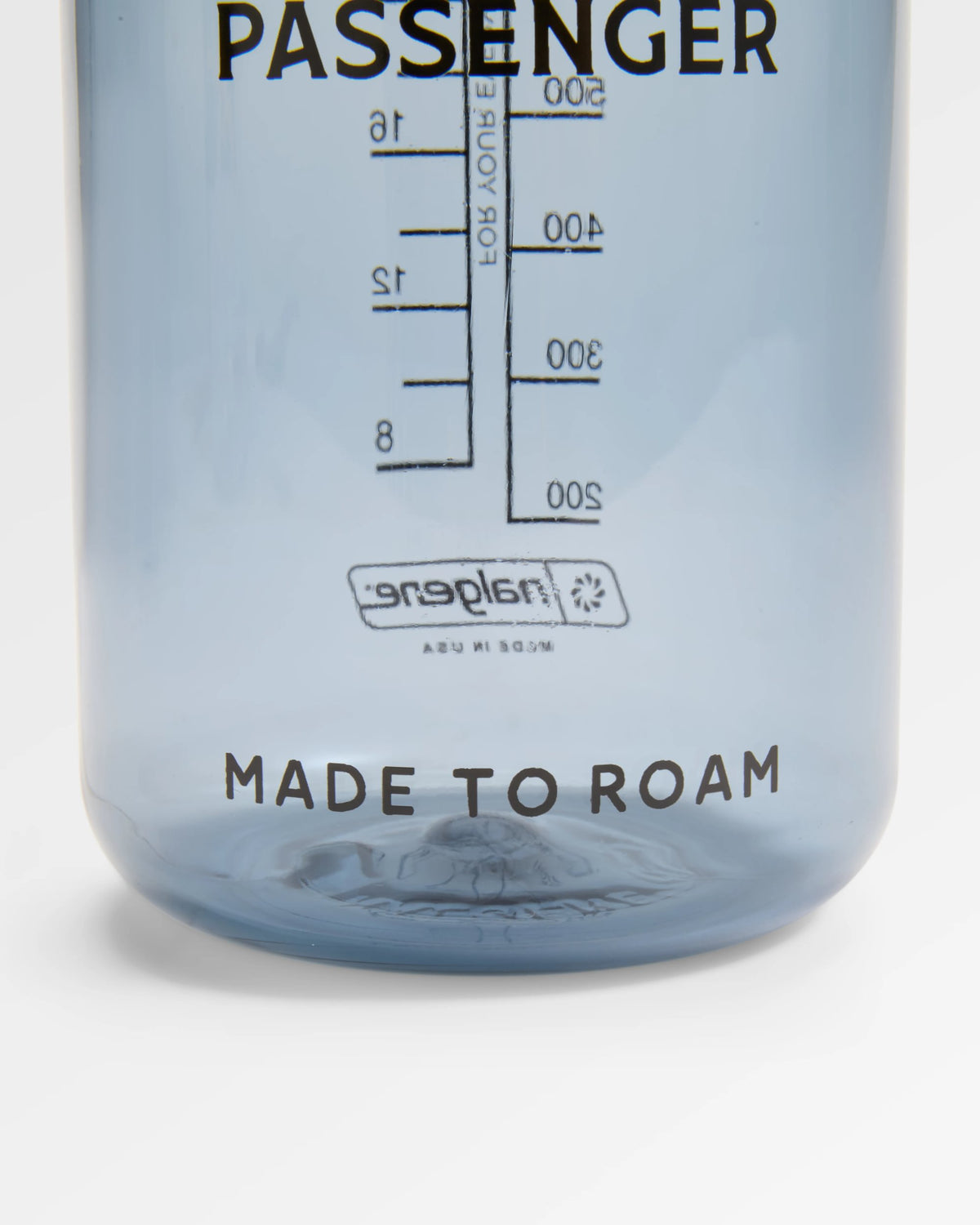 Nalgene 1L Wide Mouth Water Bottle - Black - Flatlay