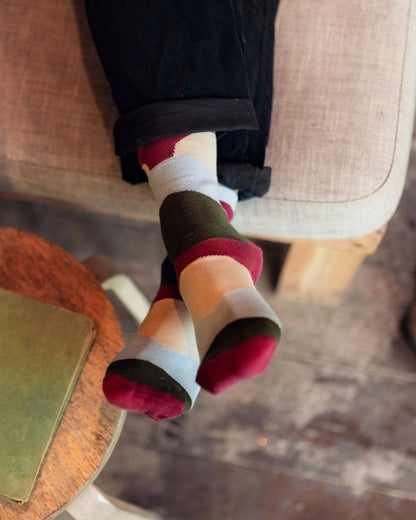 Vista Organic Socks - Rhubarb