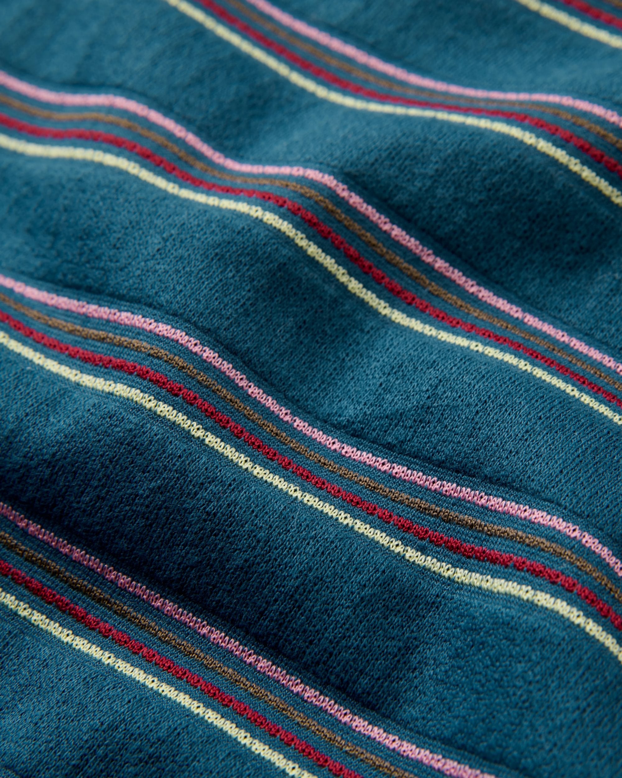 Retro Vibes Vest  - Dark Denim Stripe - Flatlay