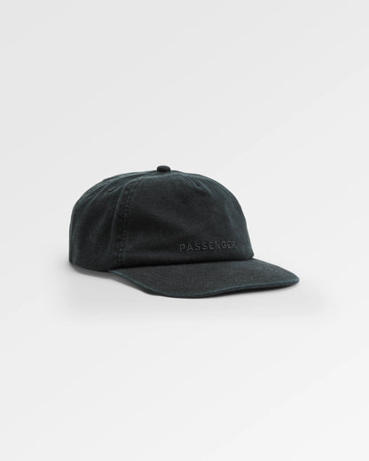 Byron Recycled Cap - Faded Black - Flatlay