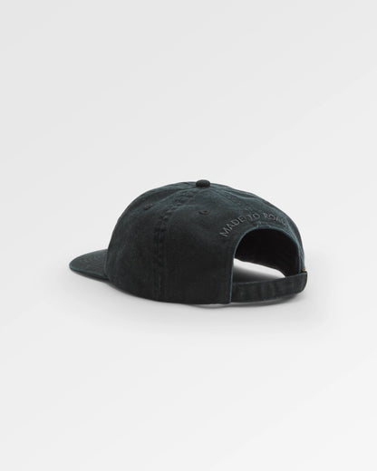 Byron Recycled Cap - Faded Black - Flatlay