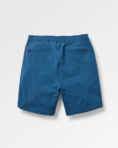 Traveller Organic All Purpose Short 2.0 - Dark Denim - Flatlay