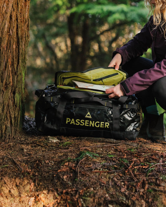 Roamer Recycled 60L Duffel Bag - Black - Lifestyle - Female