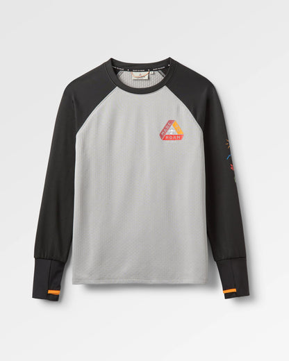 Atlantis Recycled Base Layer LS T-Shirt - Black/Grey Marl