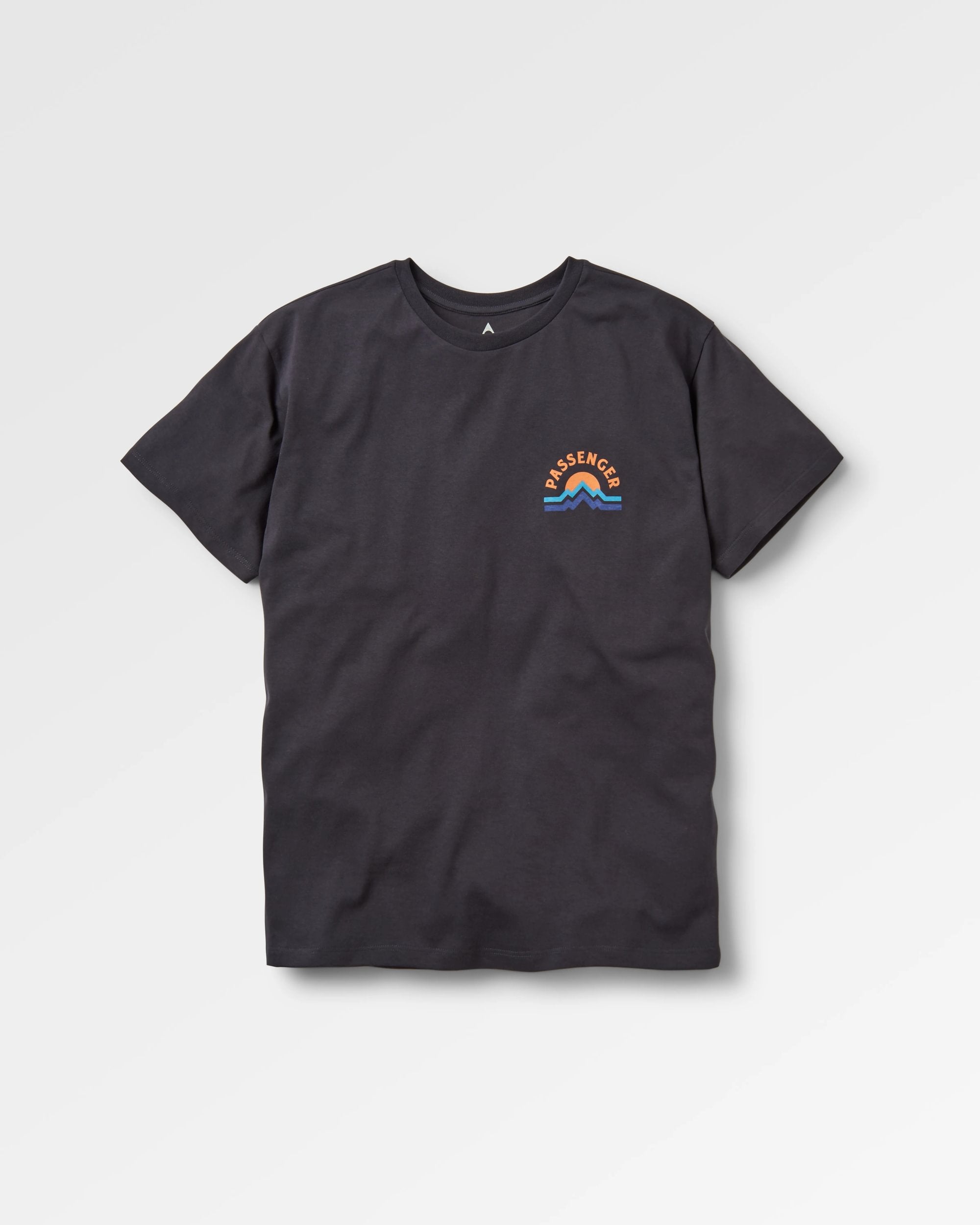 Breathe Recycled Cotton T-Shirt - Black - Flatlay