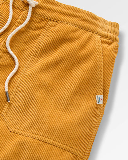 Avian Organic Cord Short 2.0 - Spruce Yellow - Flatlay