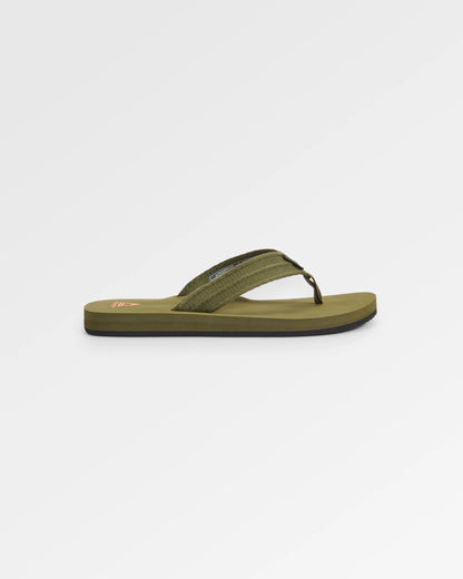 Santos Flip Flop 2.0 - Khaki - Flatlay