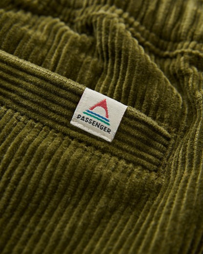 Shack Cord Short 2.0 - Khaki - Flatlay