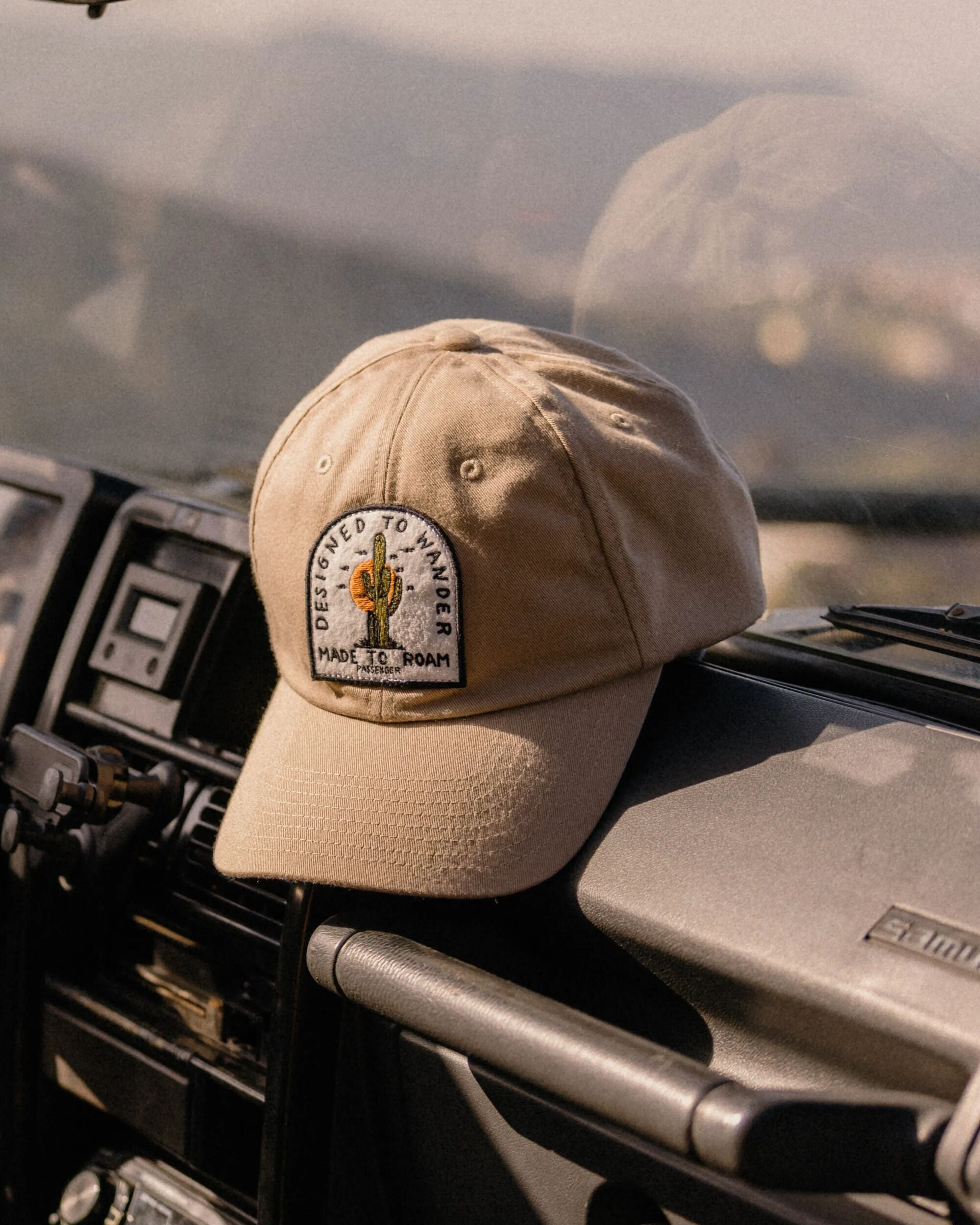 Oakash 6 Panel Cap  - Simply Taupe - Lifestyle