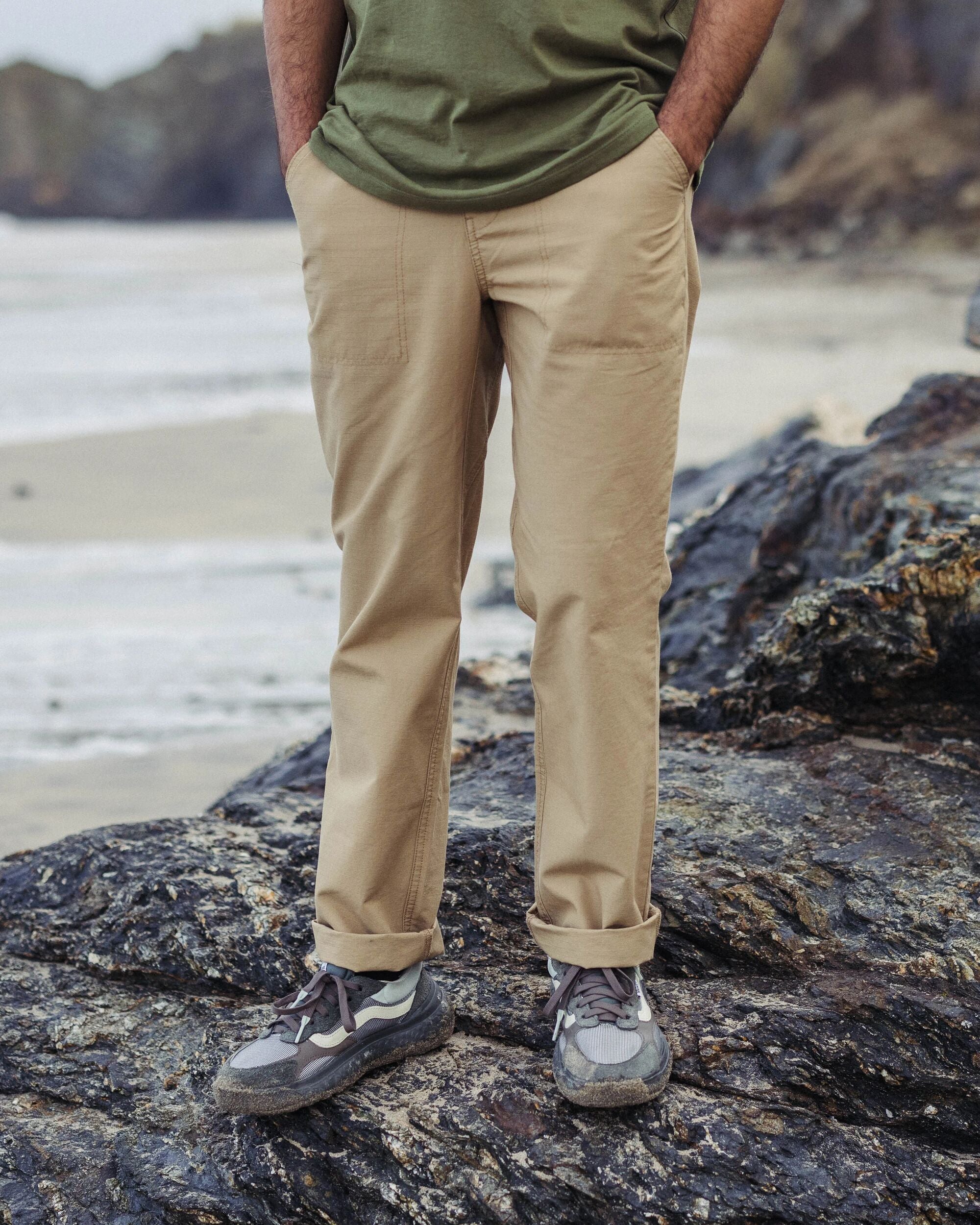 Rif-Raf Bio-Baumwoll-Ripstop Hose Keks – Passenger