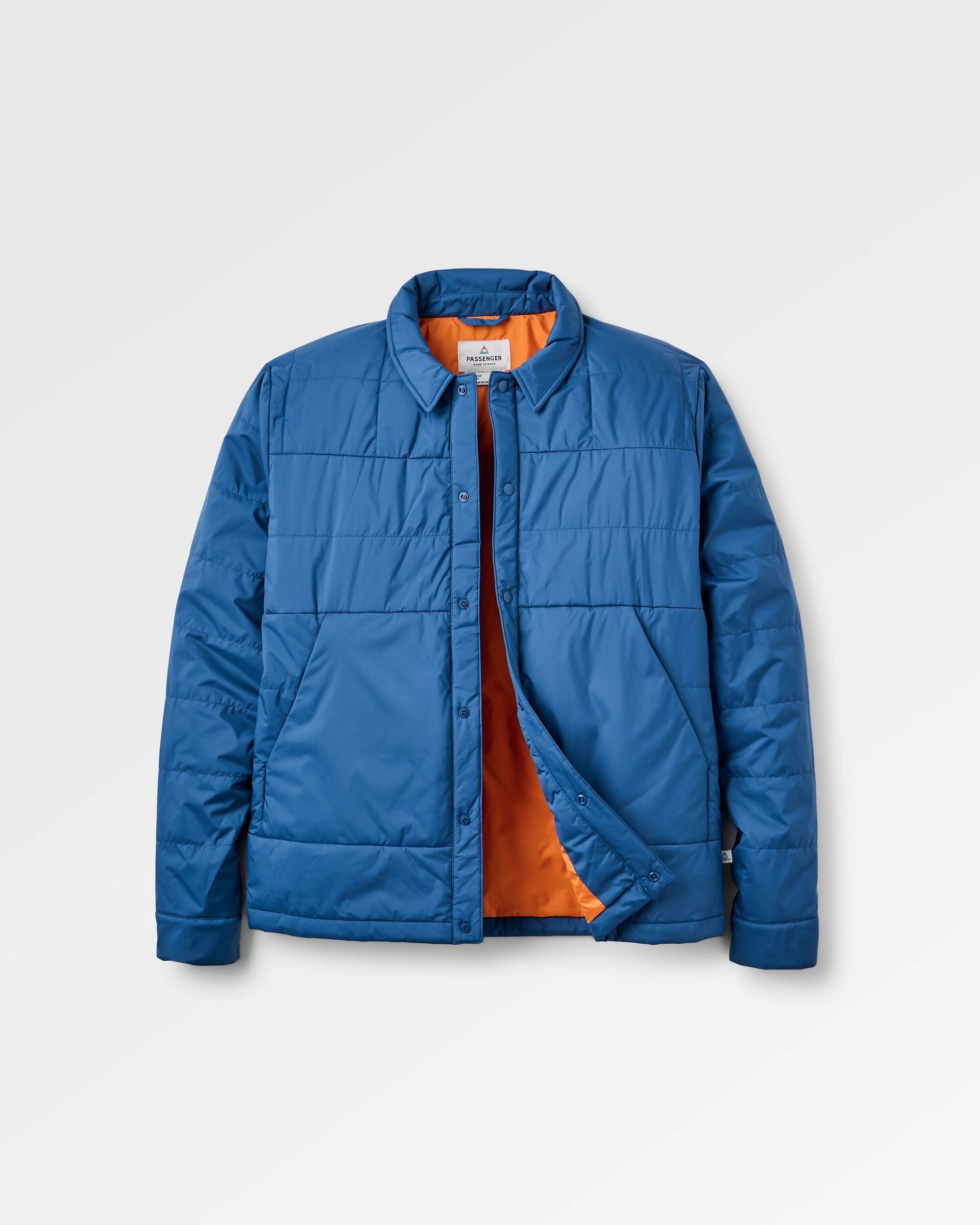 Vanlifer Insulated Overshirt - Dark Denim - Flatlay