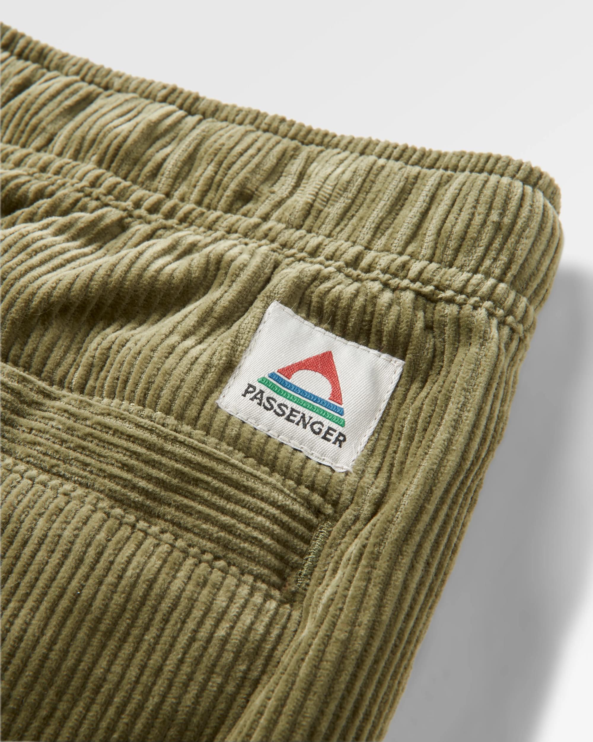 Topanga Cord Short - Khaki - Flatlay