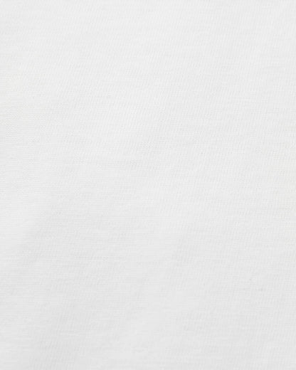 Cutout Organic Cotton T-Shirt - White - Flatlay