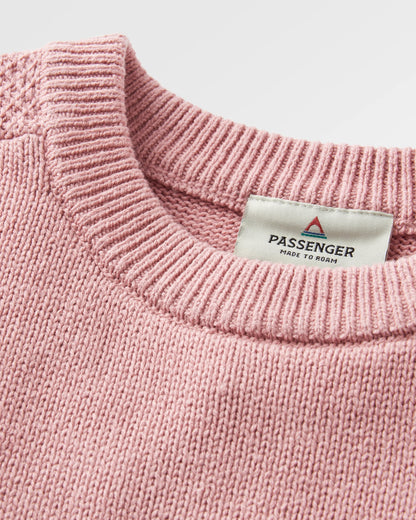 Cove 2.0 Organic Cotton Knitted Jumper - Pink Haze