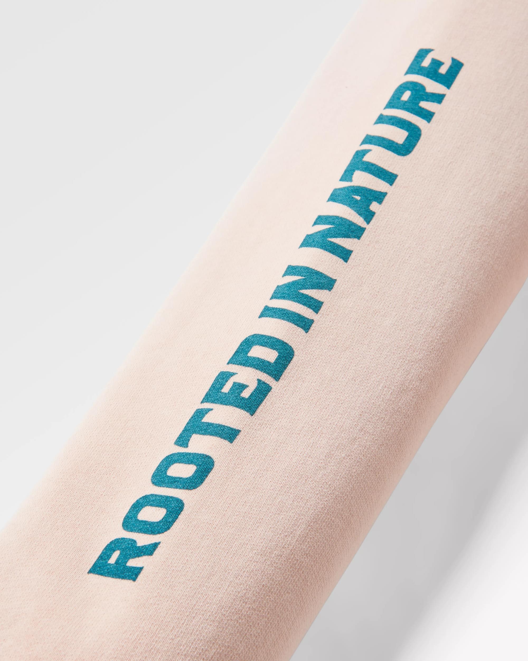 Rooted In Nature Hoodie - Peach Whip - Flatlay