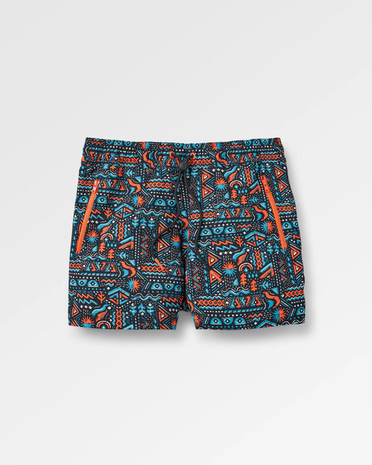 Way Out All Purpose Short - Elemental Geo Black - Flatlay