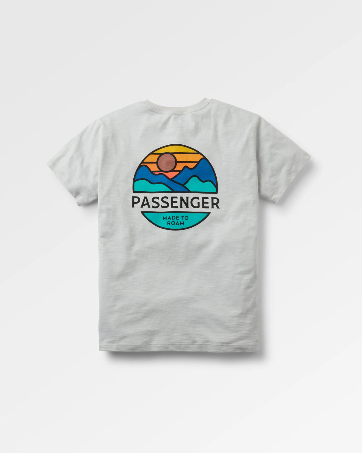 Laidback T-Shirt - Grey Marl - Flatlay