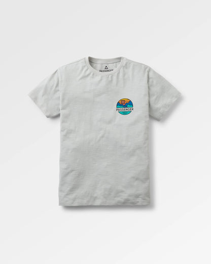Laidback T-Shirt - Grey Marl - Flatlay