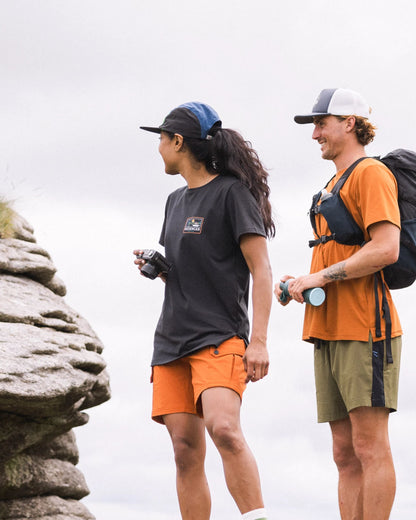 Roamer Women's Recycled Active T-Shirt - Black - Lifestyle