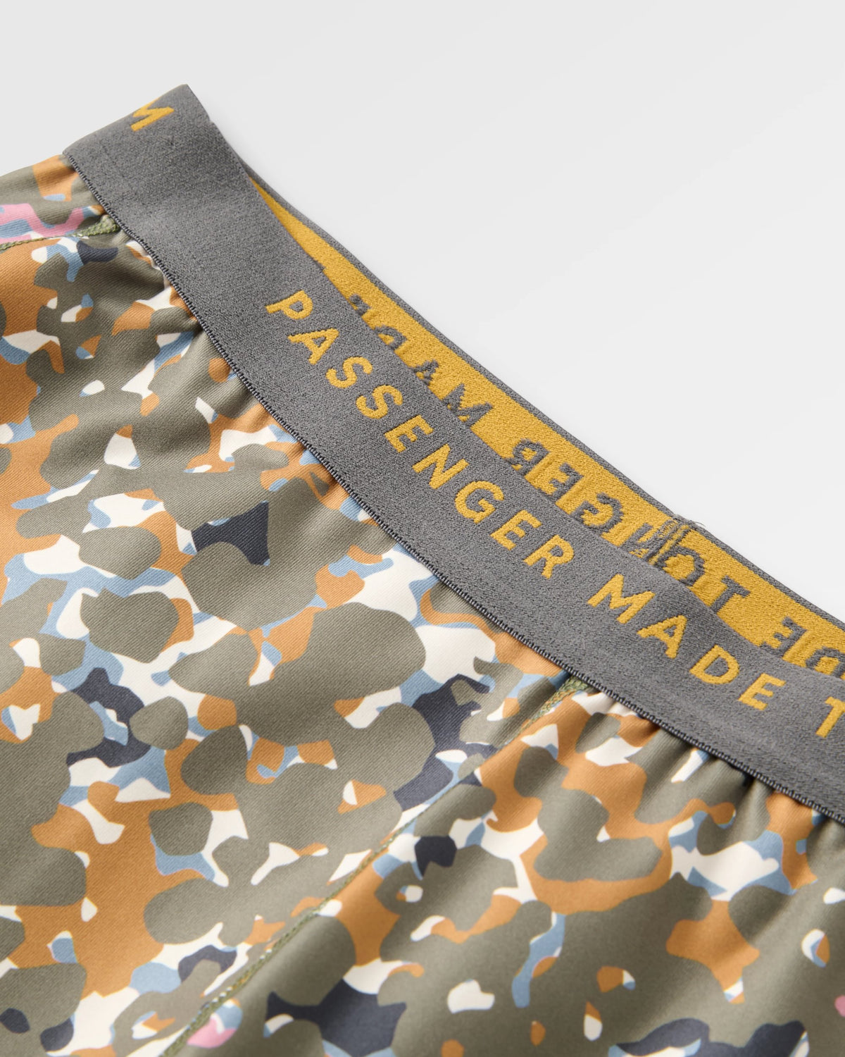 Amberfall Base Layer Leggings - Powder Camo Dusty Olive - Flatlay