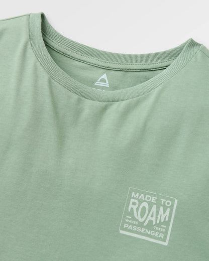 Sonoma T-shirt - Pistachio - Flatlay