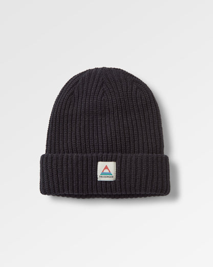 Beechwood Fleece Lined Recycled Beanie - Black