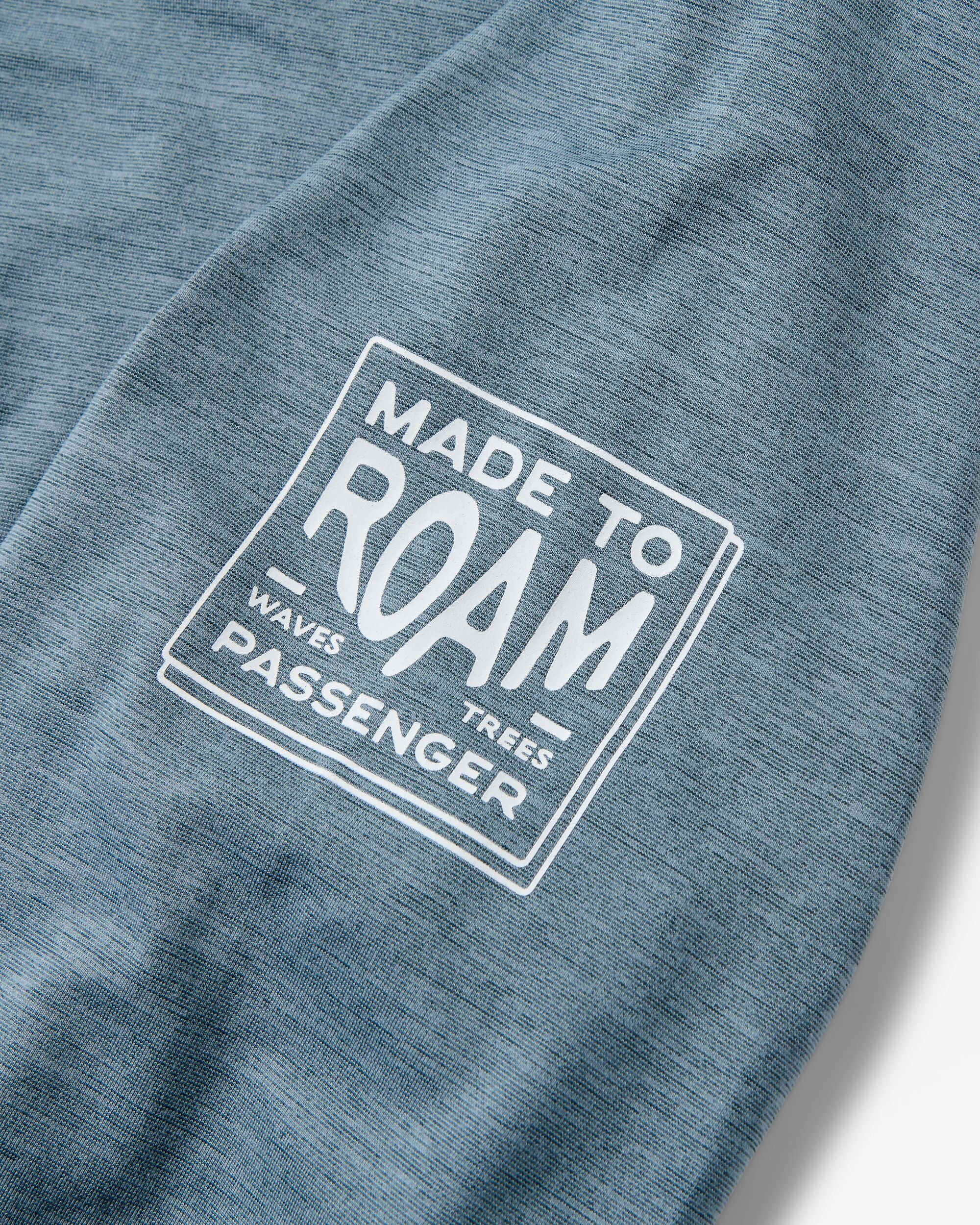 Light Ray Lightweight UPF50 LS T-Shirt - Storm Grey Marl - Flatlay