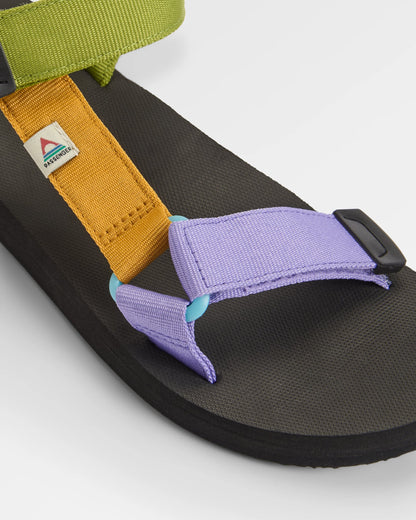 Venice Sandal - Tea Green - Flatlay