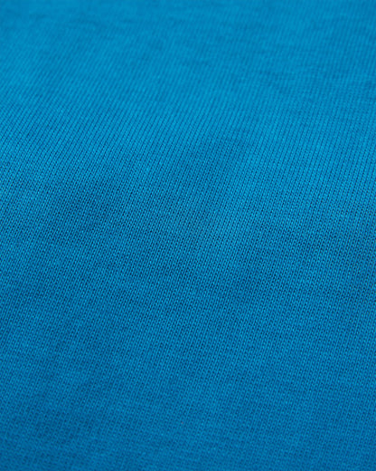 Outdoor Gear Organic Cotton T-Shirt - Azure Blue - Flatlay