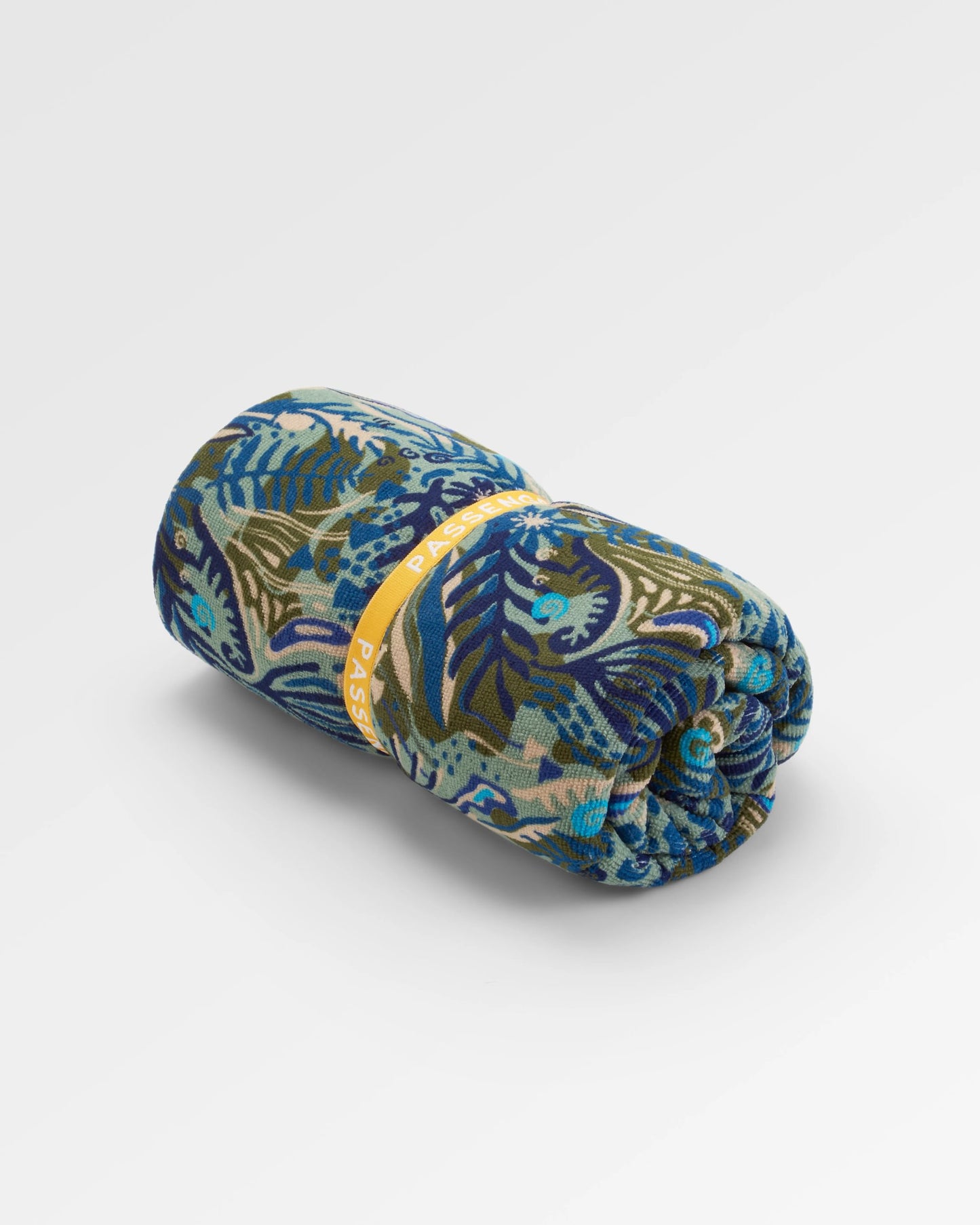 Travel Recycled Quick Dry Towel - Abstract Seaweed Pistachio