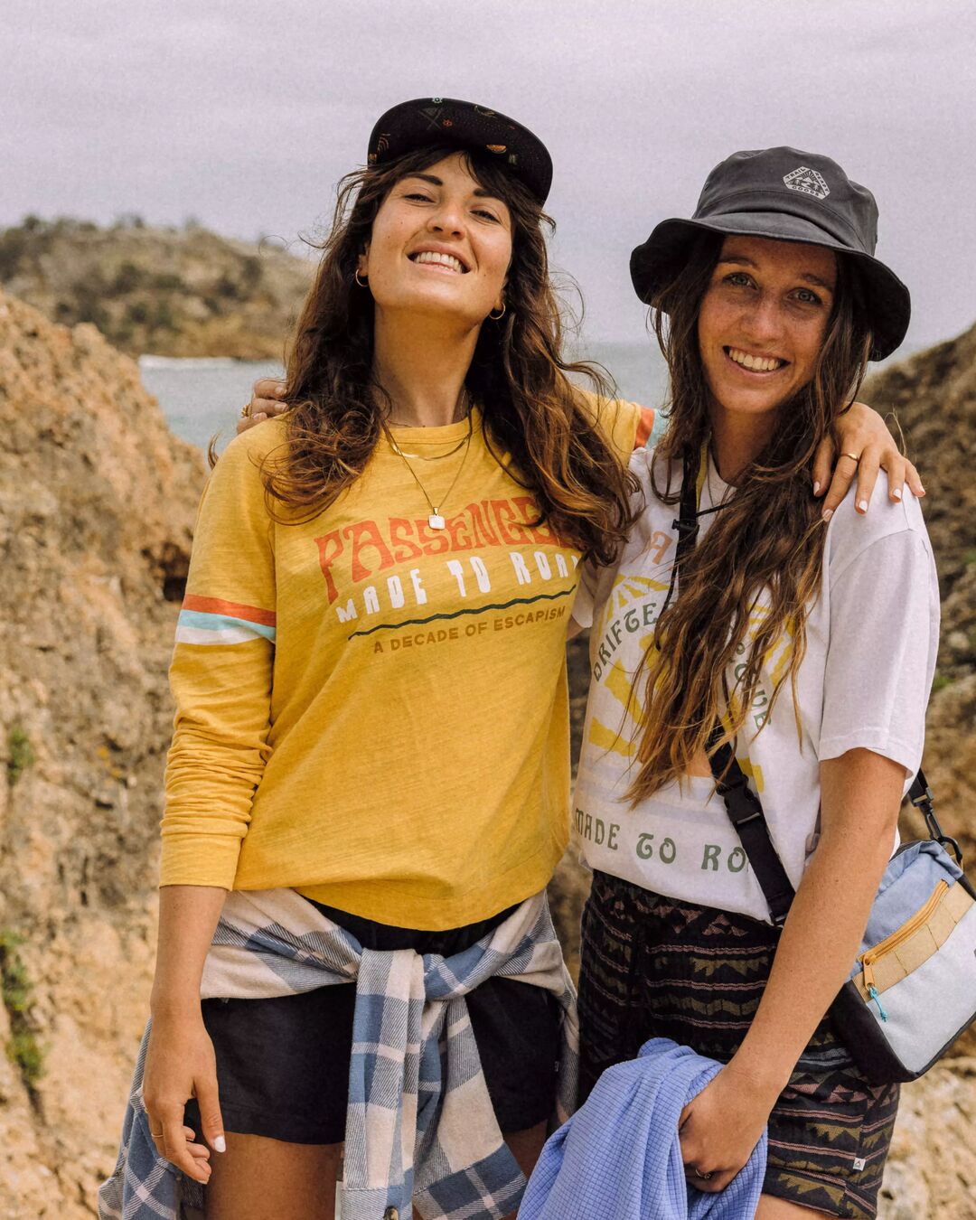 La Sarena Recycled Cotton Oversized Ls T-Shirt - Ochre Yellow