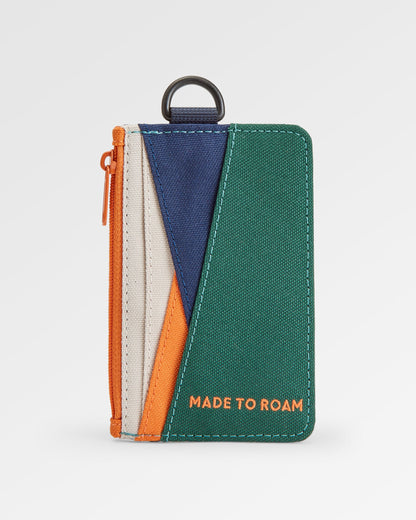 Mountain Recycled Card Holder - Rain Forest Orange Multi