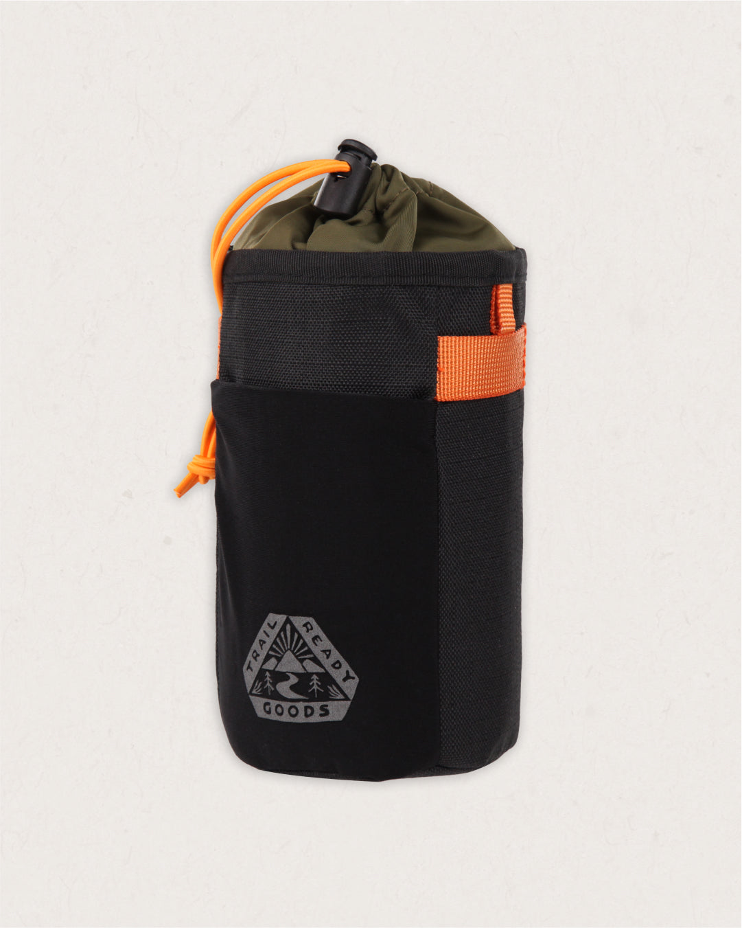 Steer Hybrid-Flaschen-Fahrradtasche Echtes Schwarz/ Khaki – Passenger