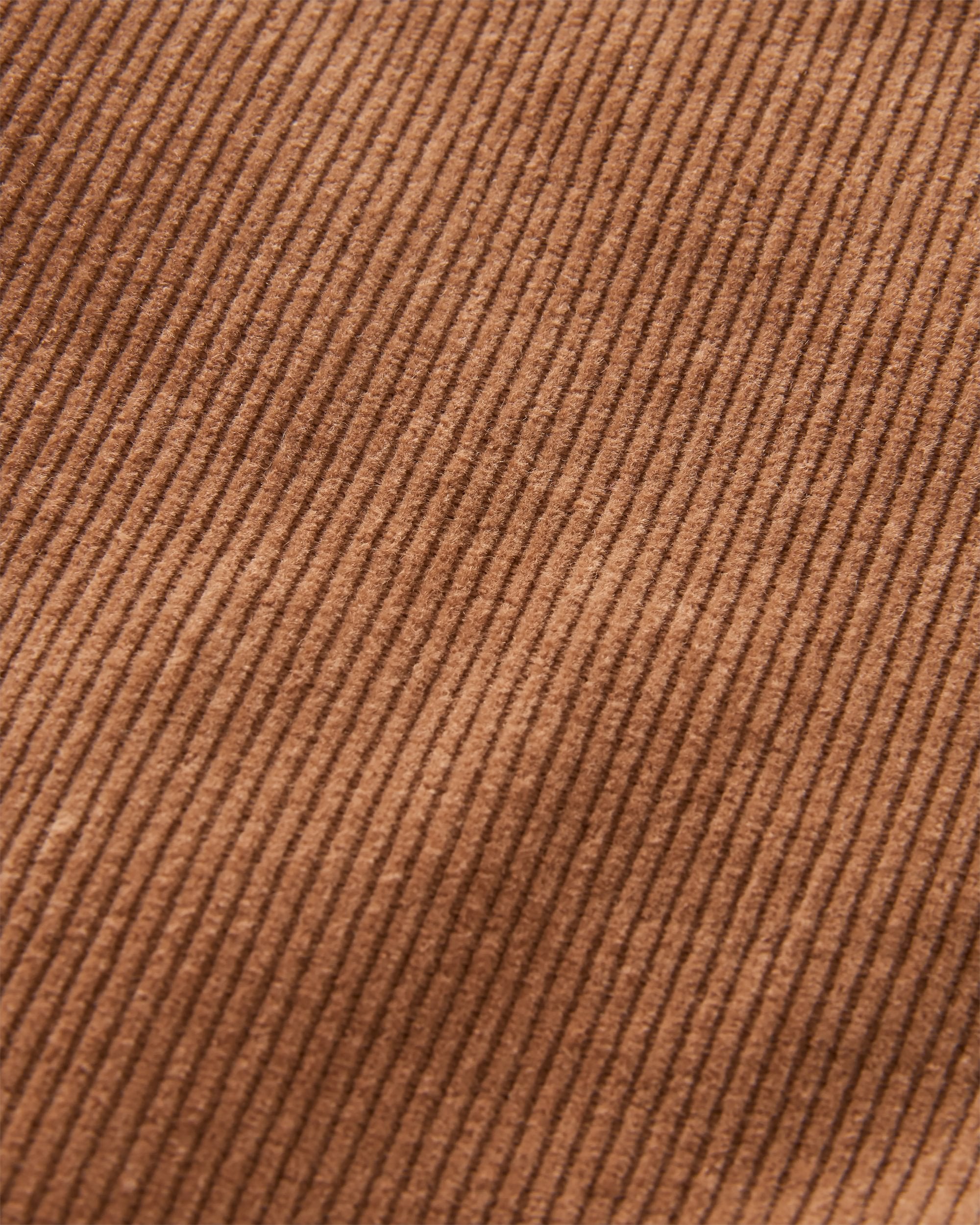 Backcountry Short Sleeve Cord Shirt - Toffee - Flatlay