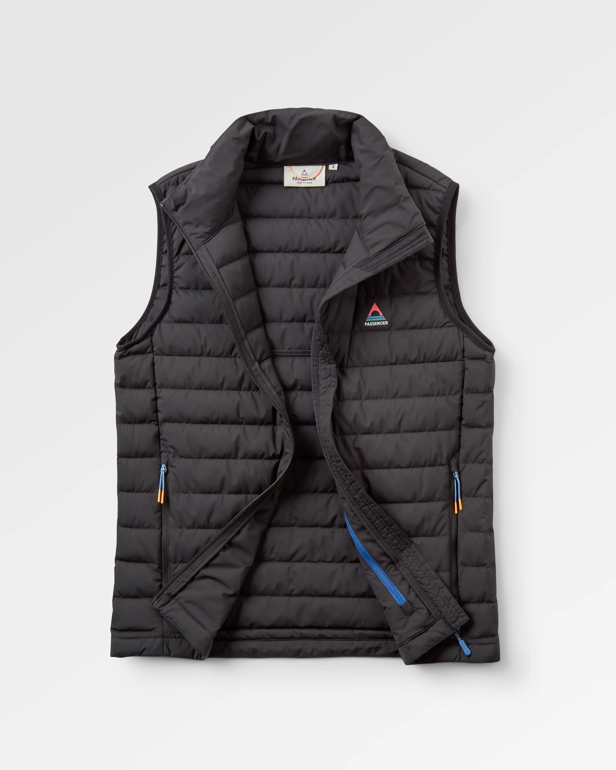Northstar Down Recycled Gilet - Black - Flatlay