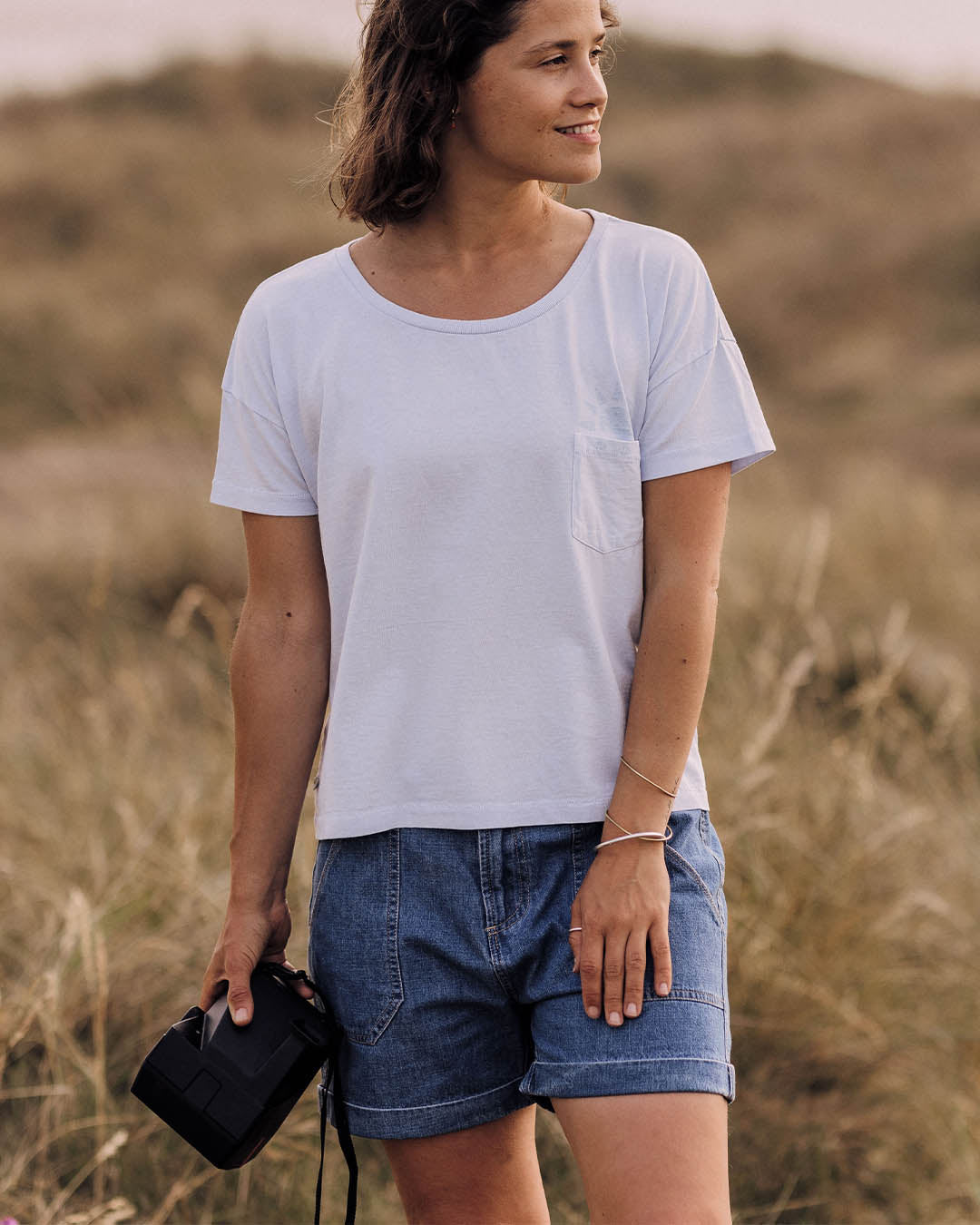 Mindful Recycled Cotton T-Shirt - Pale Blue